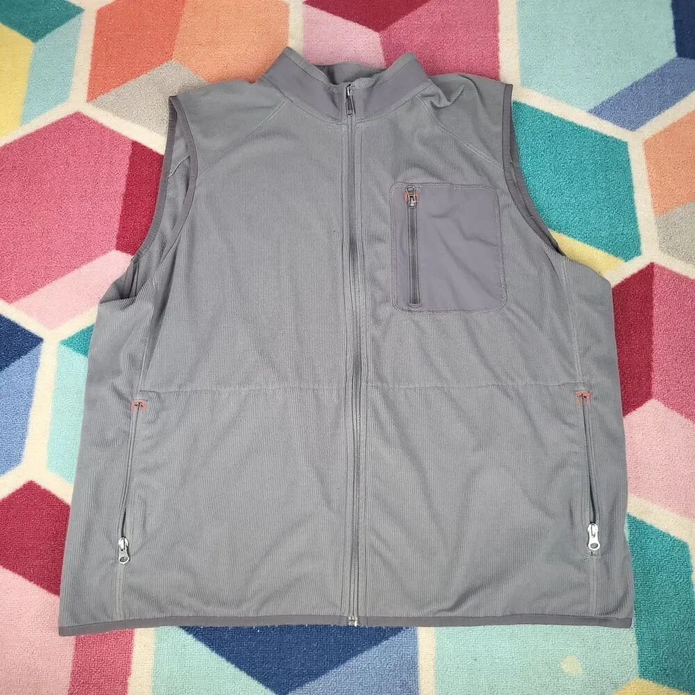 Duluth Trading‎ Men's Grey Full Zip Vest Size Large